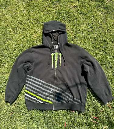 Racing Vintage Monster Energy Moto Zip Up