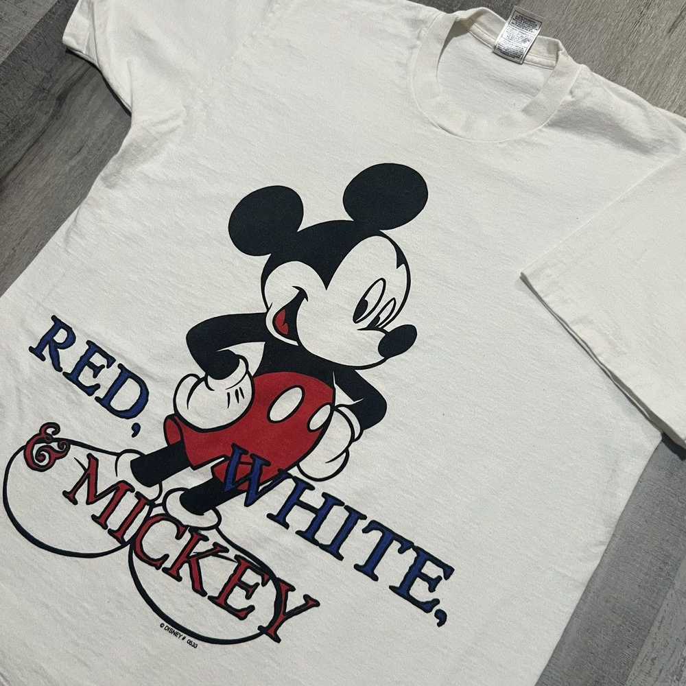 Mickey Unlimited × Vintage VTG Red White And Mick… - image 2