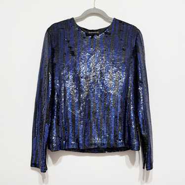 Sportmax SportMax Code Blue black Sequin Glitter S