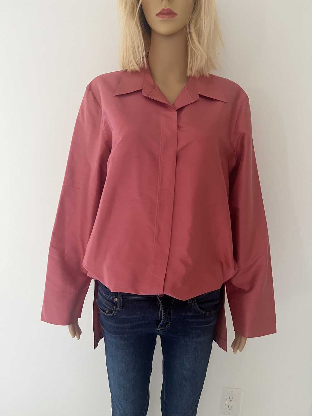 Other Long Sleeve Silk Shirt - image 1