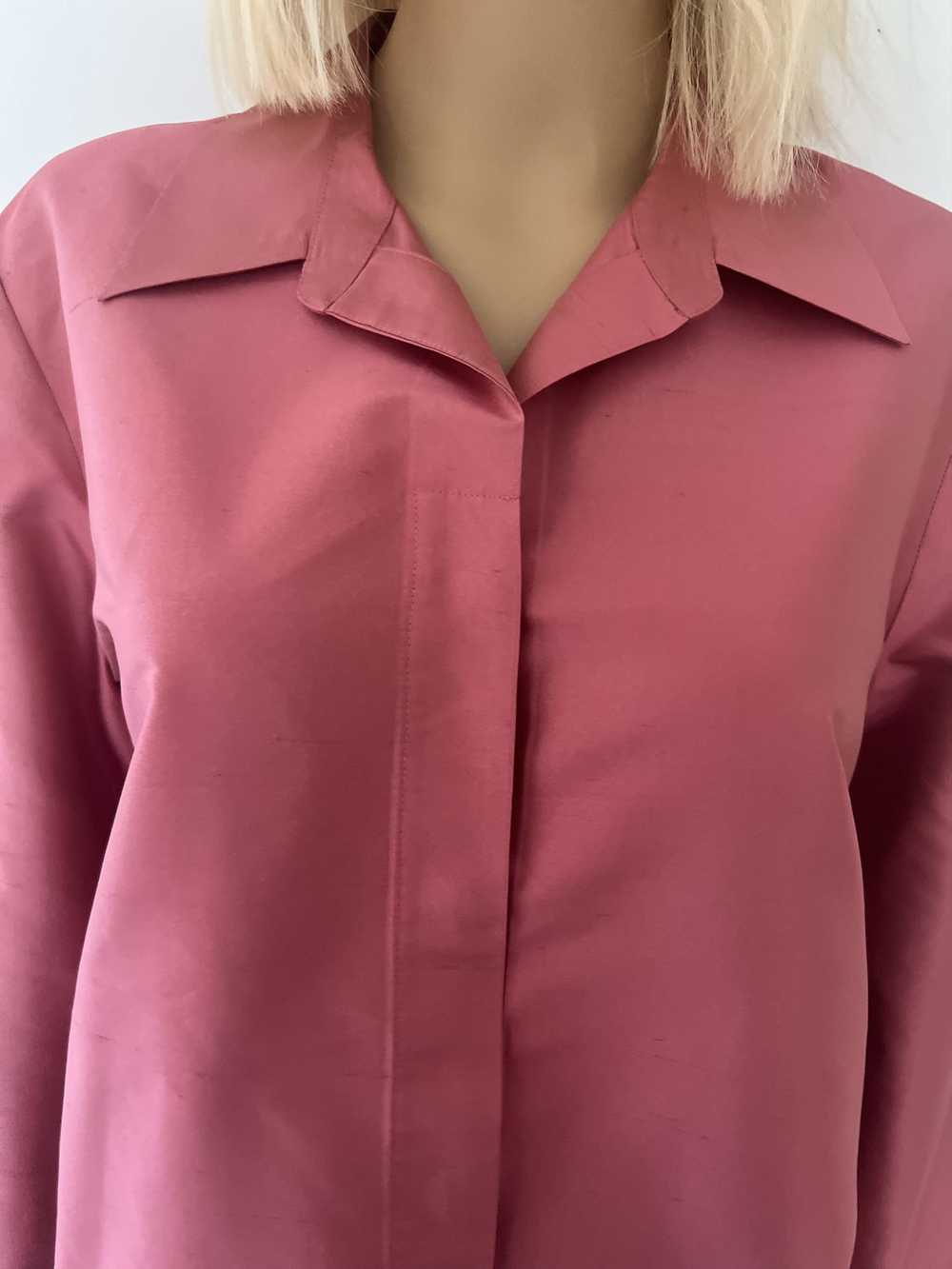 Other Long Sleeve Silk Shirt - image 6