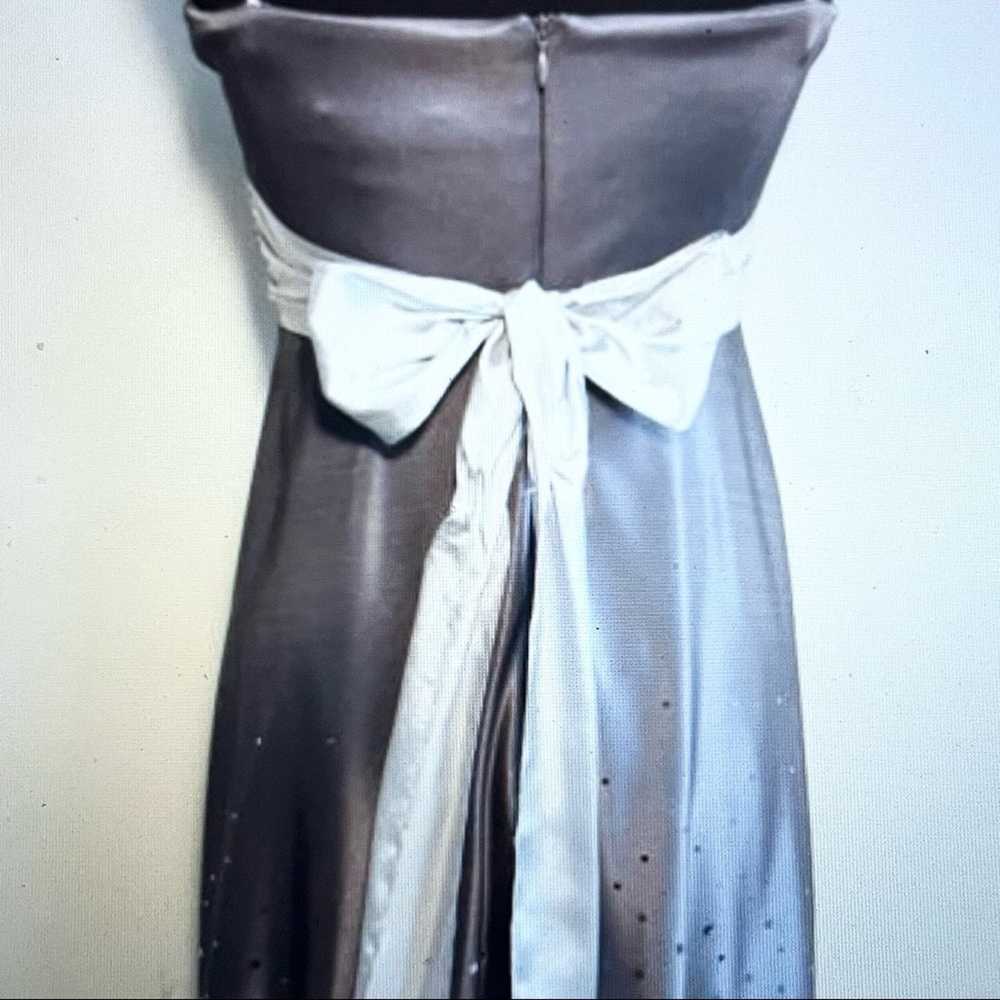 Unkwn Dressbarn silver/gray dress - image 2