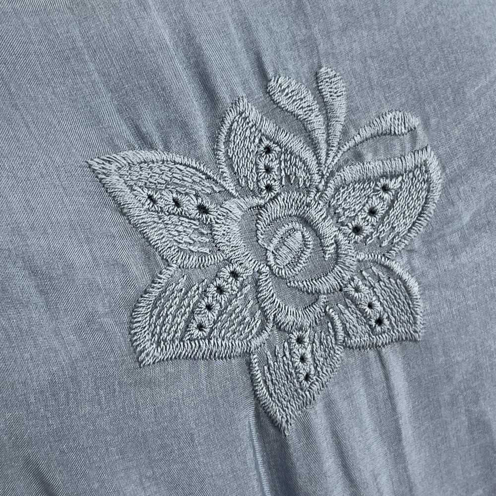 Other Elena Baldi Floral Embroidered Silk Blend B… - image 4