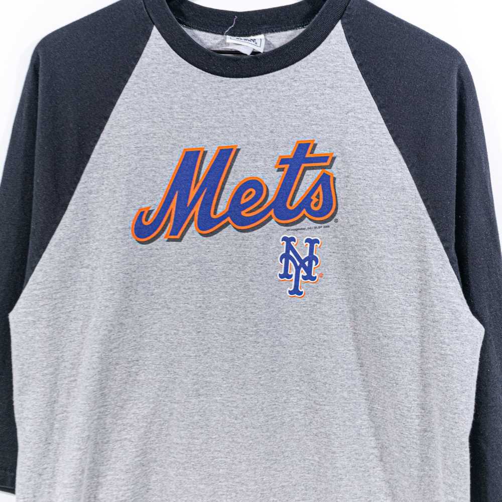 Lee × MLB × Vintage New York Mets MLB T-Shirt 3/4… - image 3