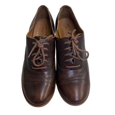 Kork-Ease Kork-Ease Shoes lace Up Heel SZ 8 Brown 