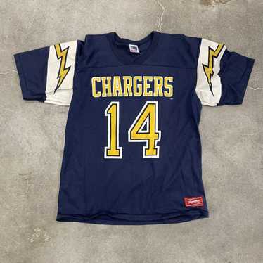 NFL × Streetwear × Vintage 80s nfl chargers shirt 