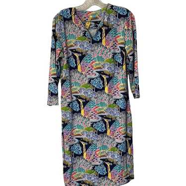 J. McLaughlin Carly Paradise Catalina Cloth Dress… - image 1