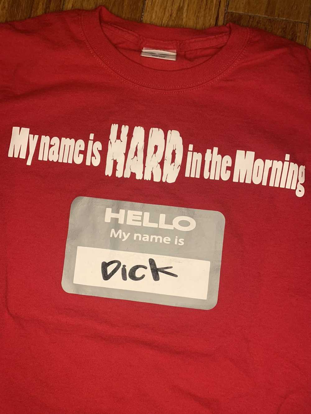 Vintage My name is dick tee - image 2