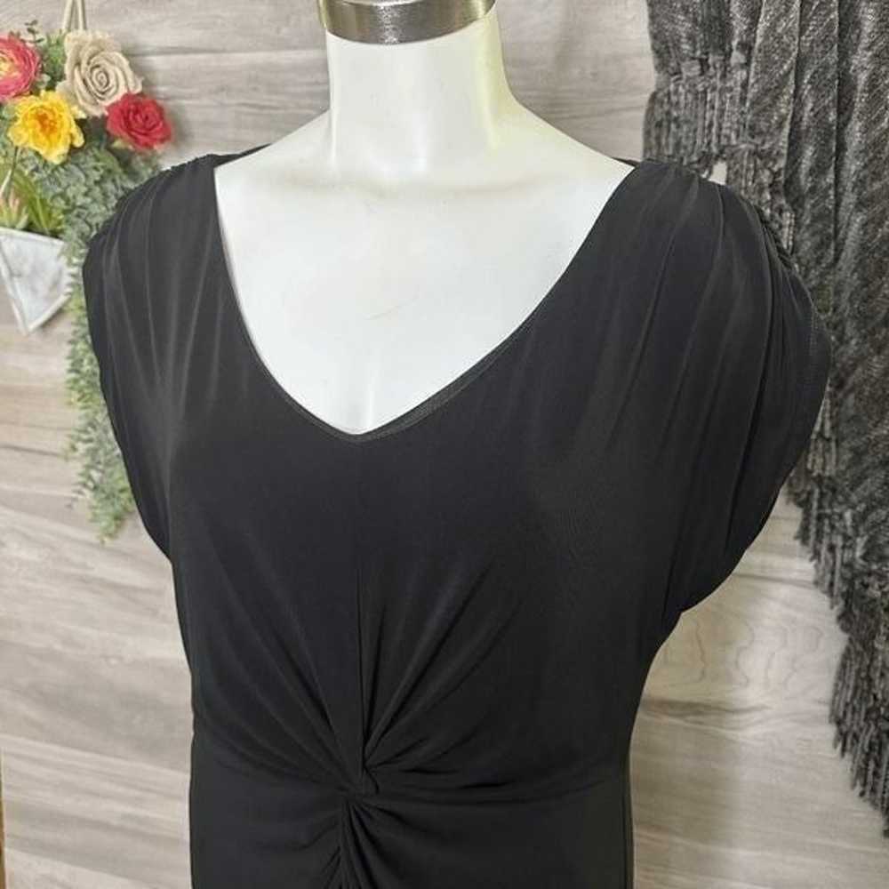 Igigi Womens Plus Black Ruched Sleeve Lined V-Nec… - image 5
