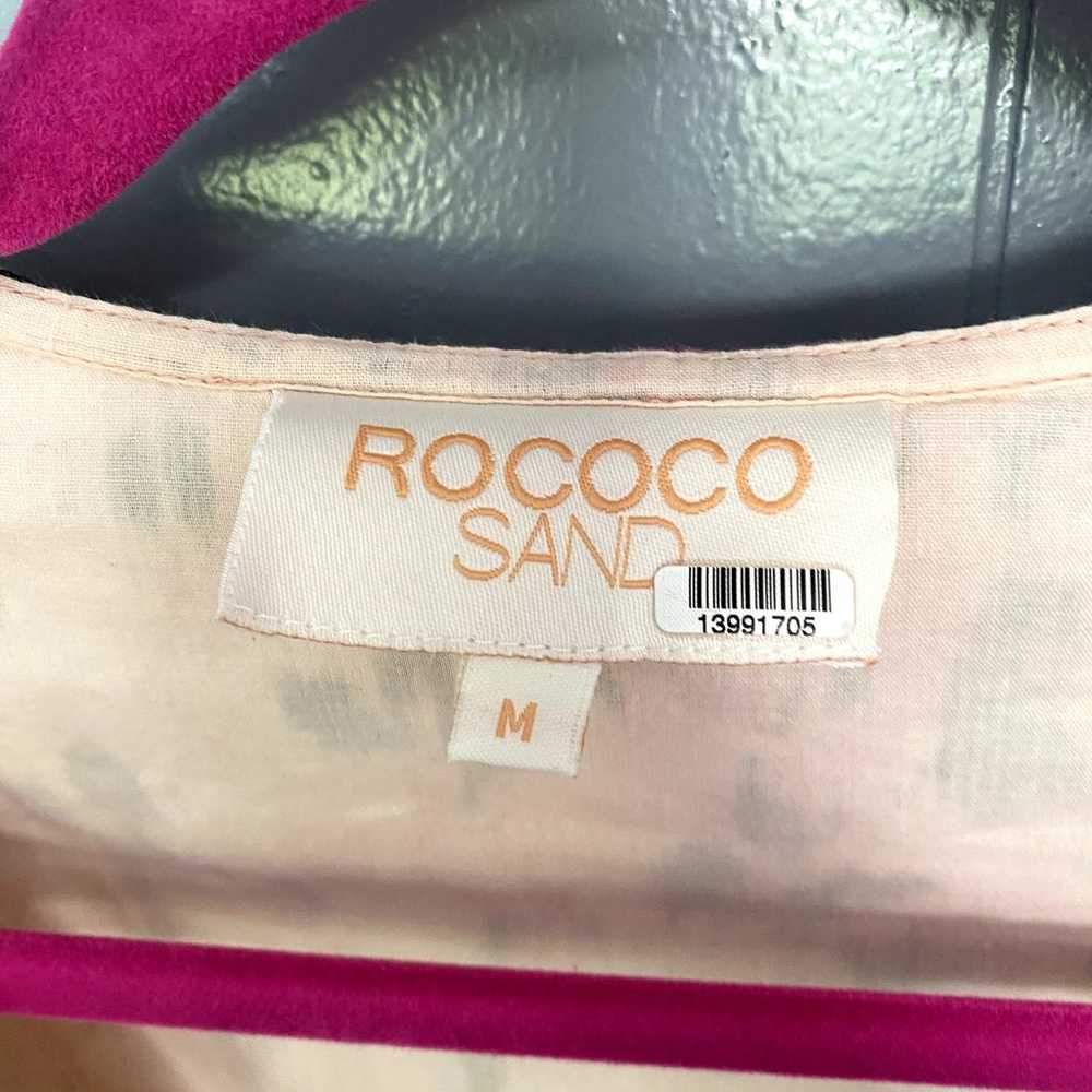 Rococo Sand Mimi Pink Printed Ruffle Long Sleeve … - image 5