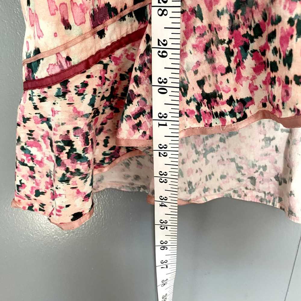 Rococo Sand Mimi Pink Printed Ruffle Long Sleeve … - image 6