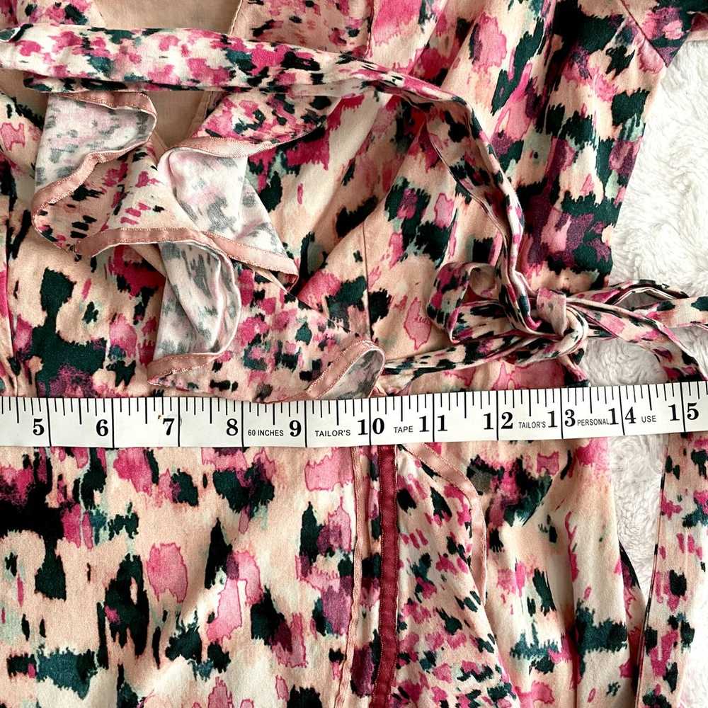 Rococo Sand Mimi Pink Printed Ruffle Long Sleeve … - image 9
