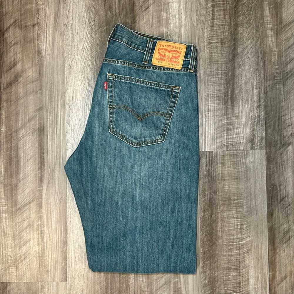 Levi's Levi’s 559 Relaxed Straight Jeans - 38x34 - image 1