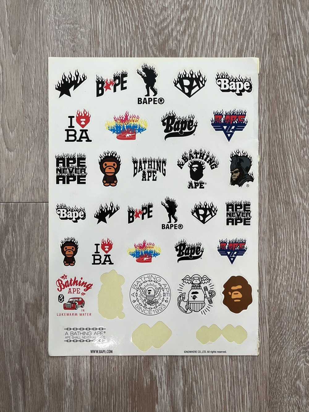 Bape × Nigo 2009 Bape Stickers - image 2