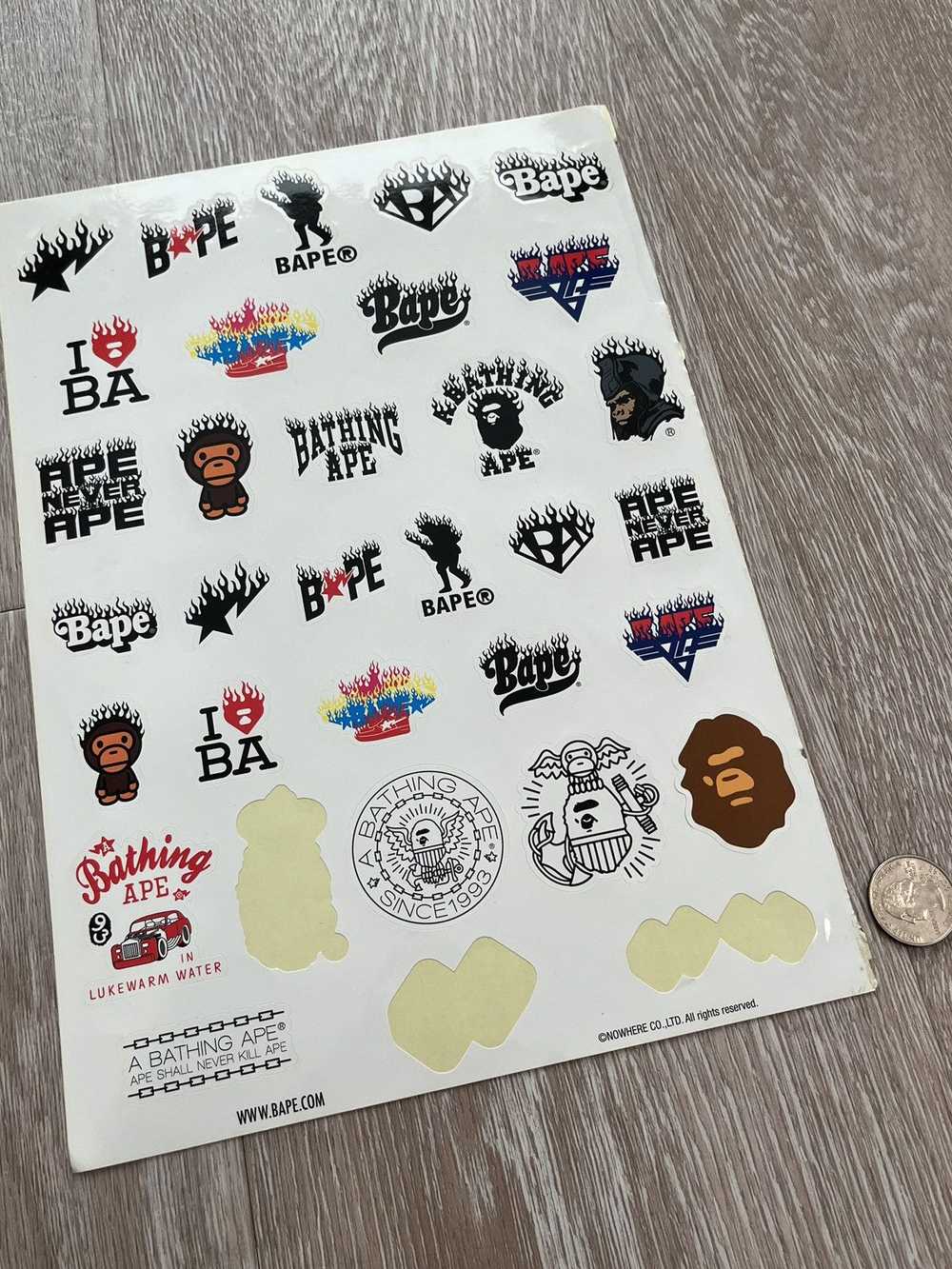 Bape × Nigo 2009 Bape Stickers - image 3