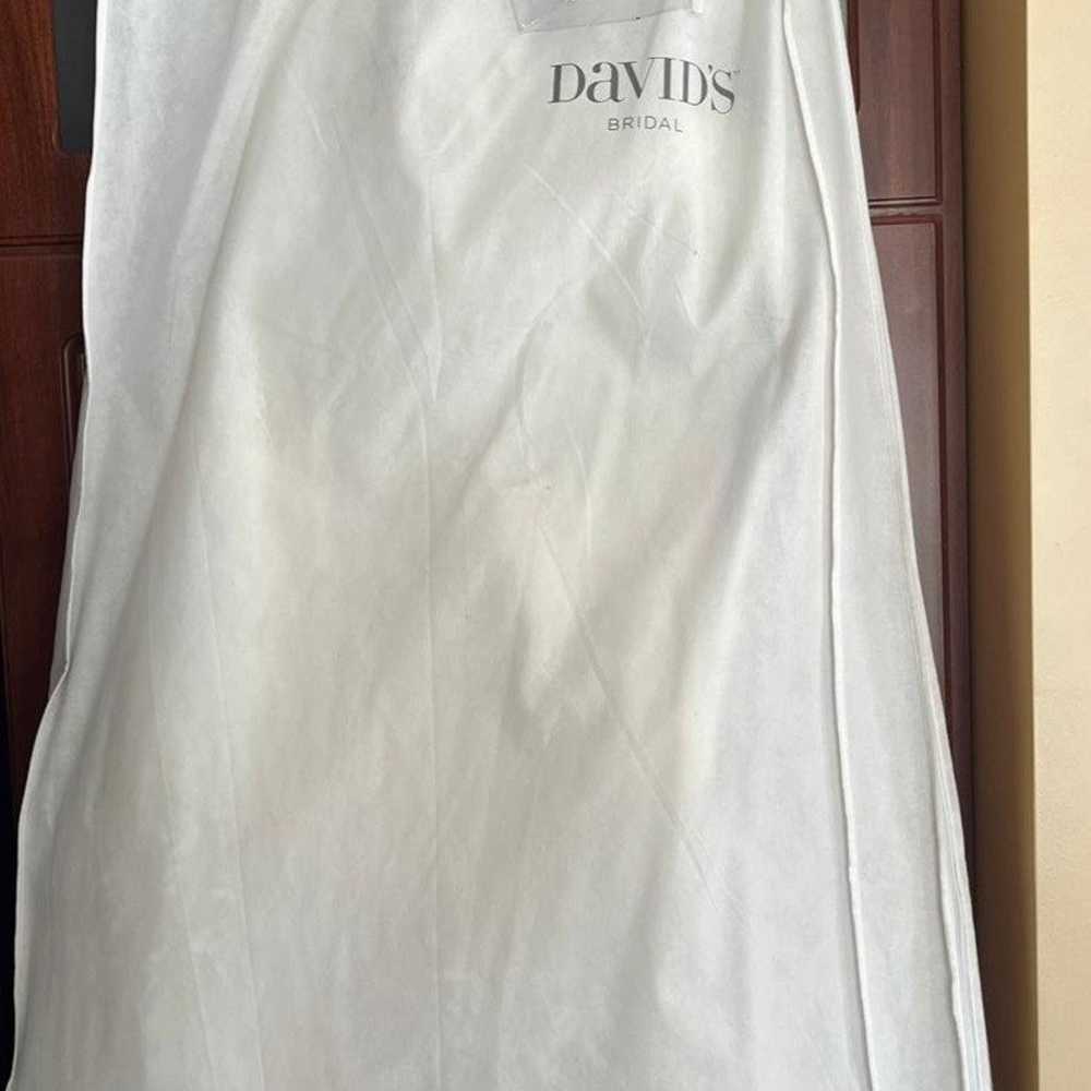David's Bridal weeding dress + clean & preserve k… - image 8