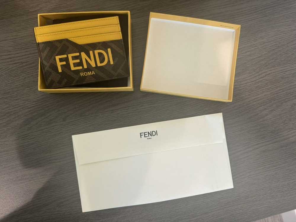 Designer × Fendi Fendi Card Holder Wallet - image 3