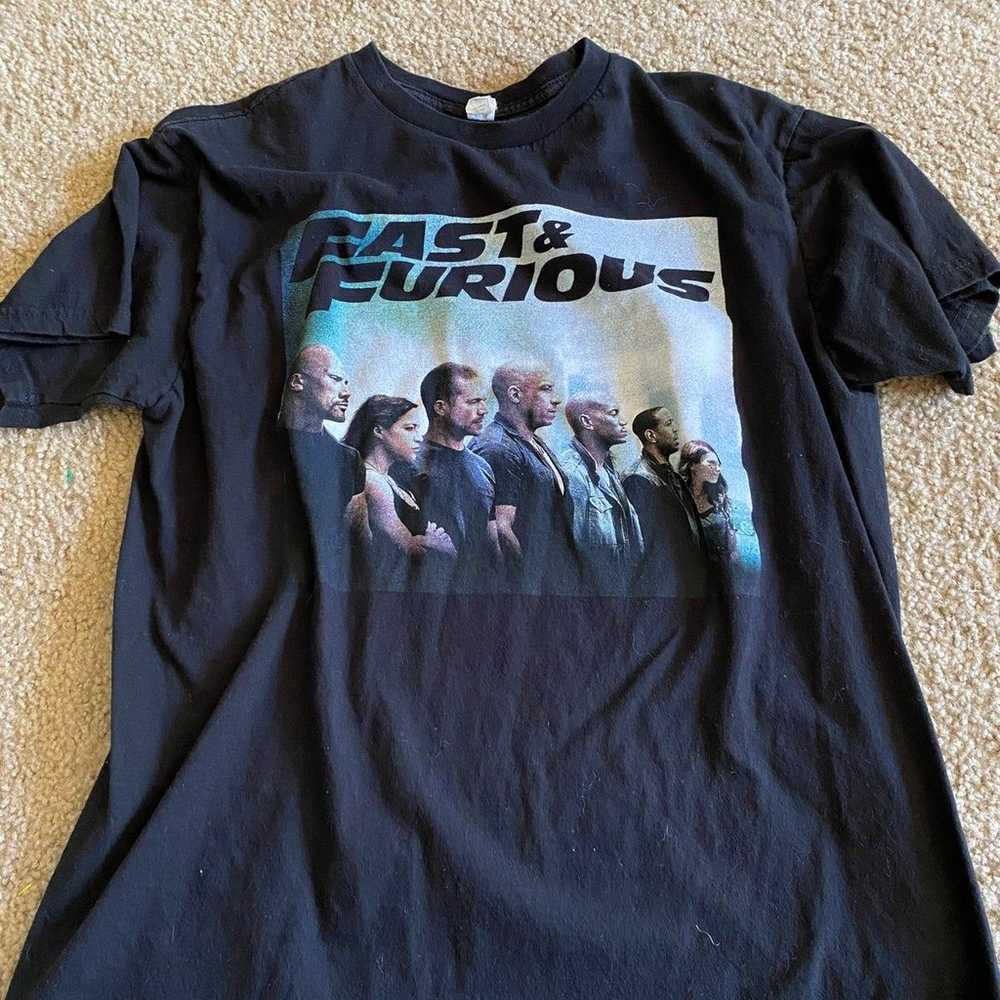 Fast and furious graphic t shirt - image 1