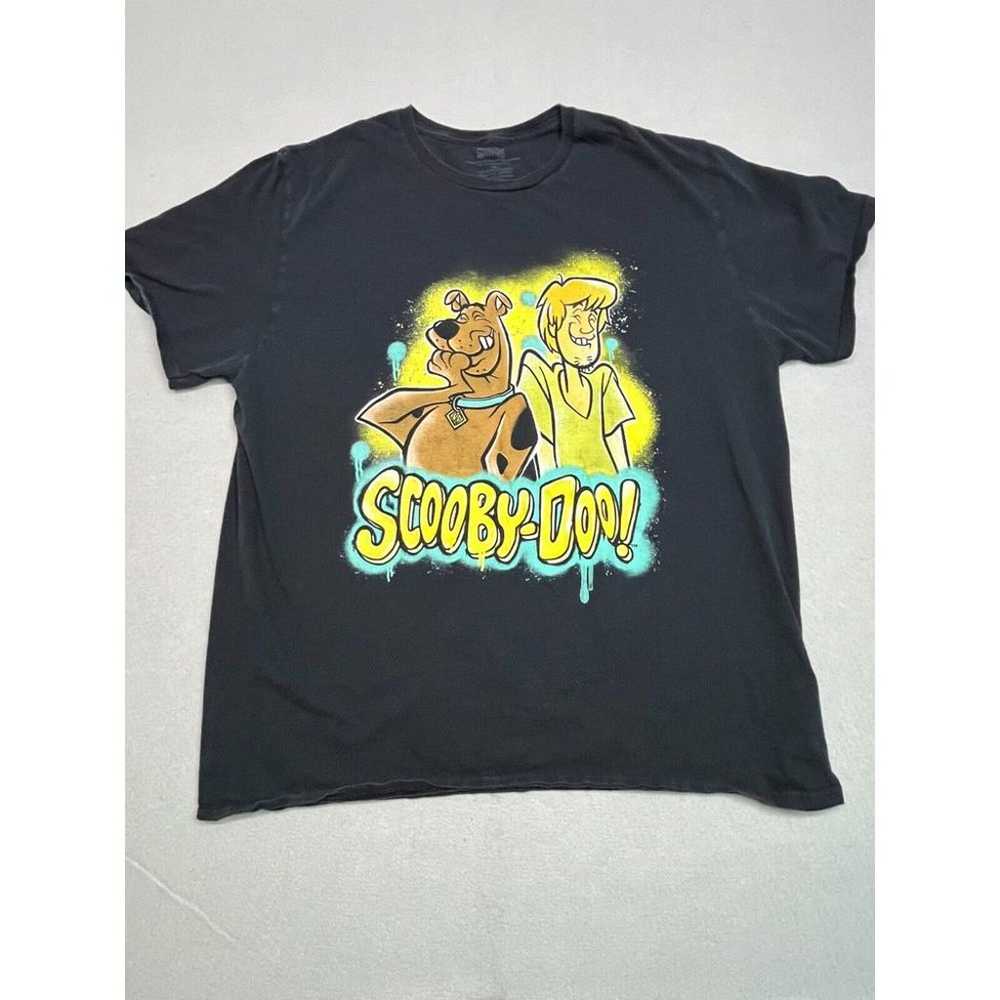 Scooby Doo Shirt Mens Extra Large Black Shaggy Gr… - image 1