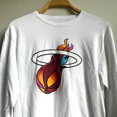 Miami Heat Retro Long Sleeve Tee NBA - image 1