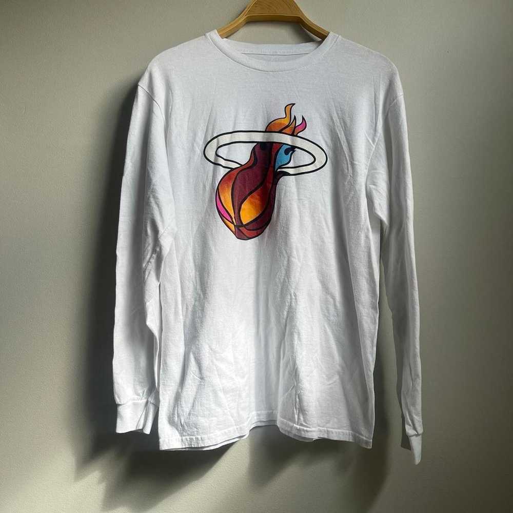 Miami Heat Retro Long Sleeve Tee NBA - image 3