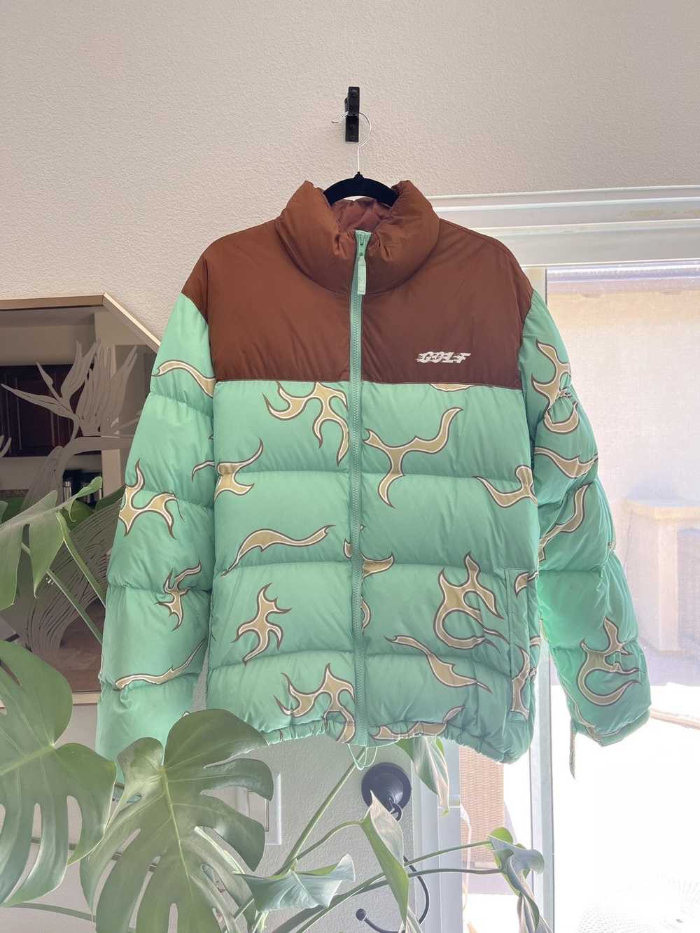 Golf Wang Mint Flame Puffer (F/W 2019) - image 1