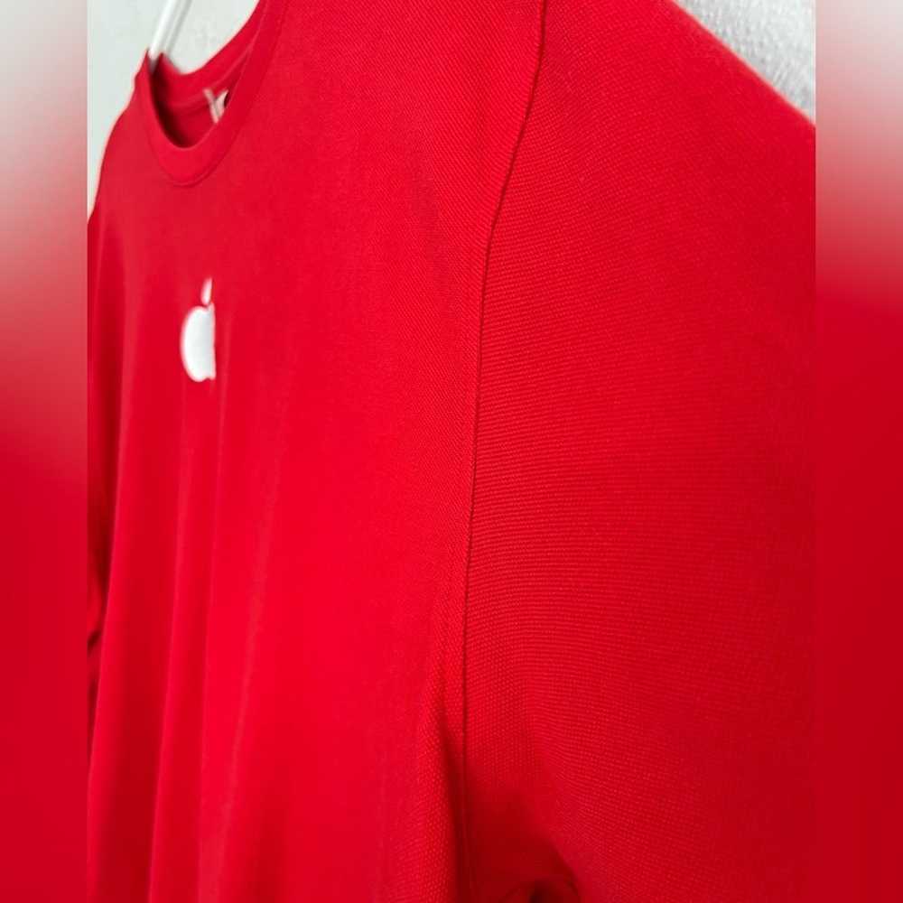 Apple Store Authentic Employee Cotton RED Shirt E… - image 3