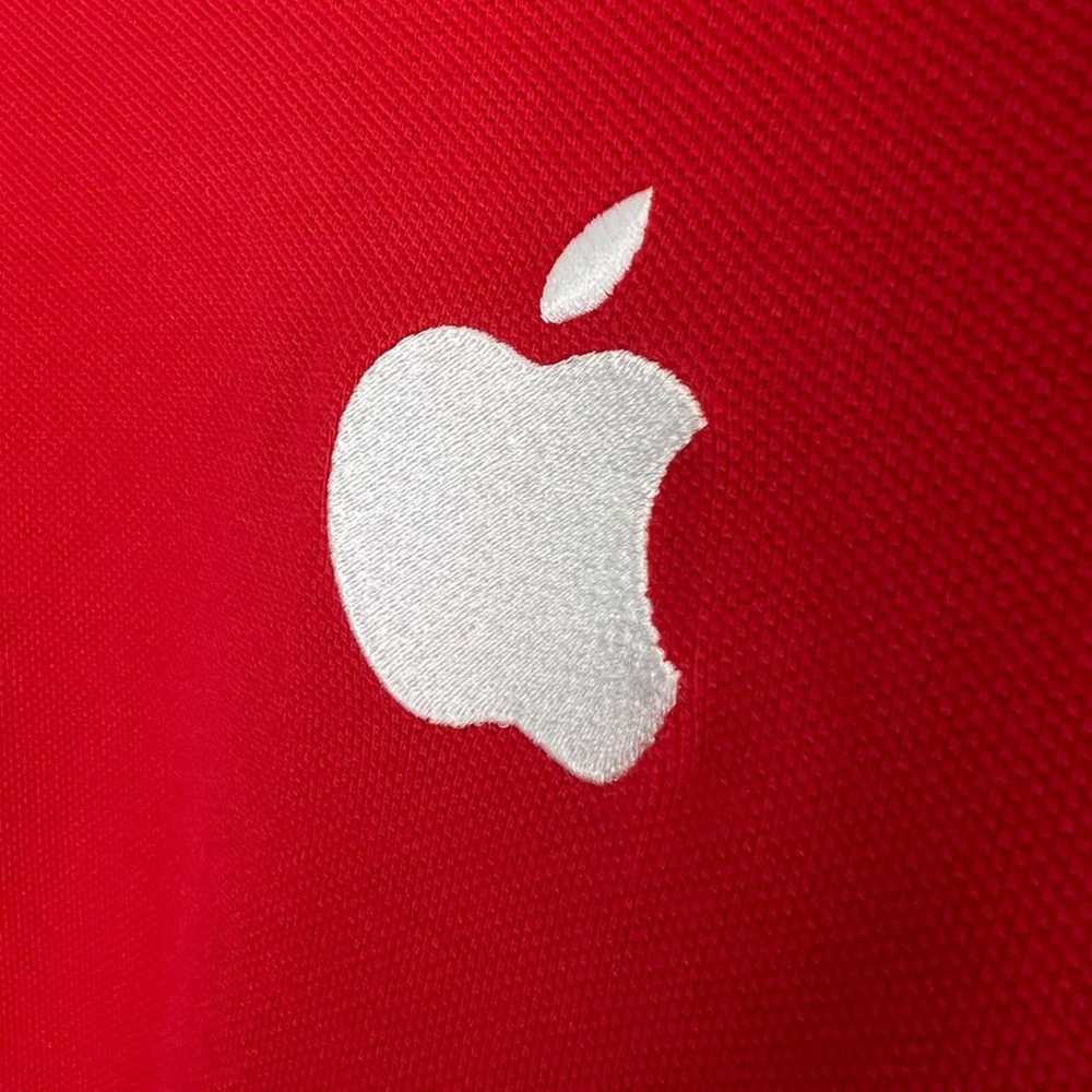 Apple Store Authentic Employee Cotton RED Shirt E… - image 5