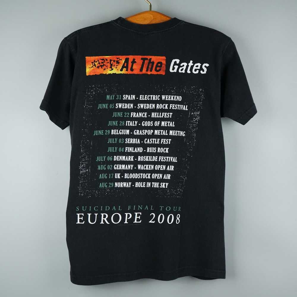 Band Tees × Rock T Shirt × Vintage 2008 At the Ga… - image 5
