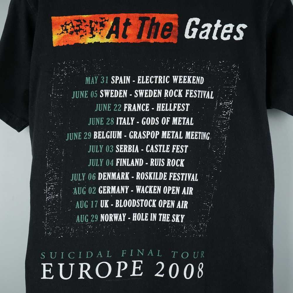 Band Tees × Rock T Shirt × Vintage 2008 At the Ga… - image 6