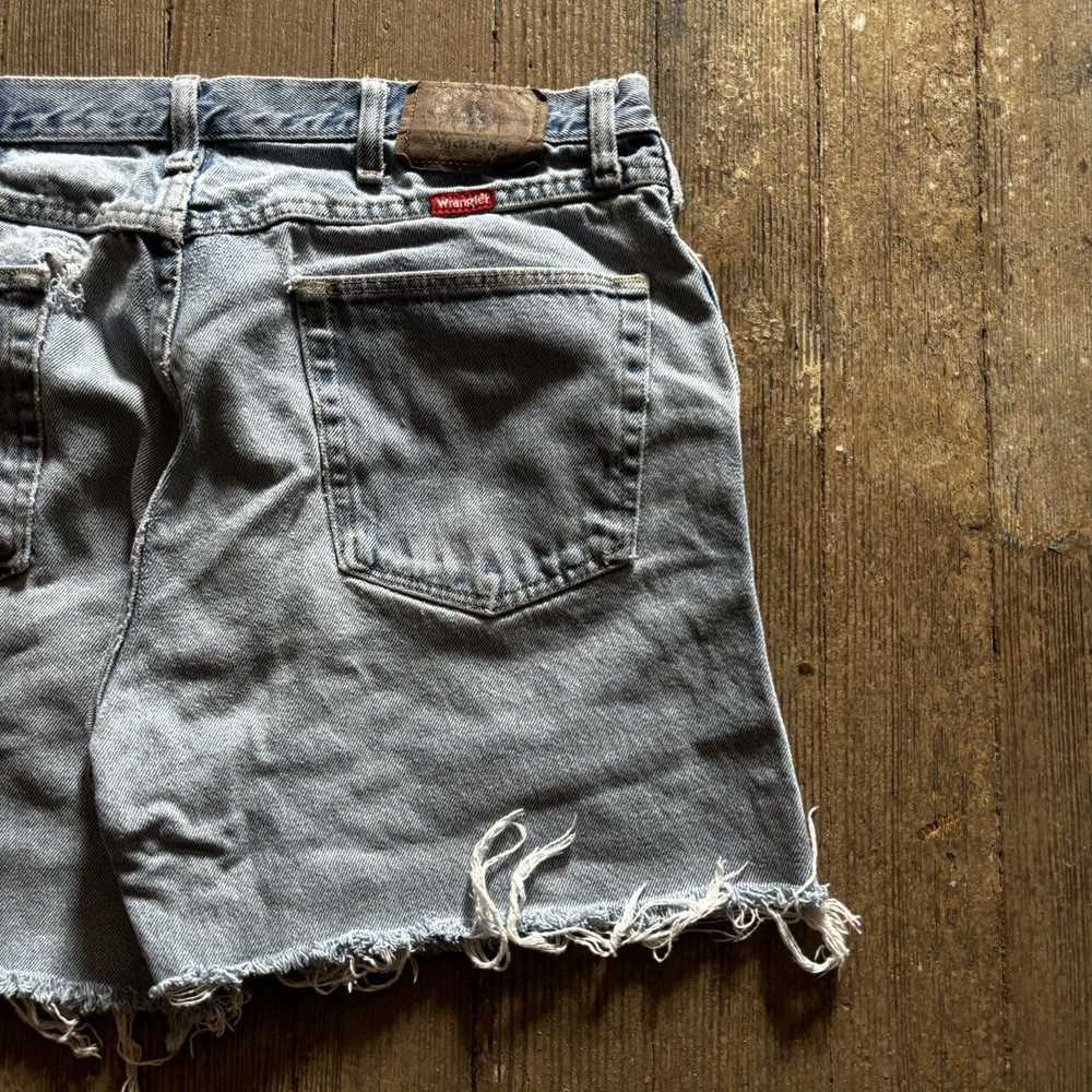 Levi's × Vintage Wrangler vintage denim shorts bl… - image 3