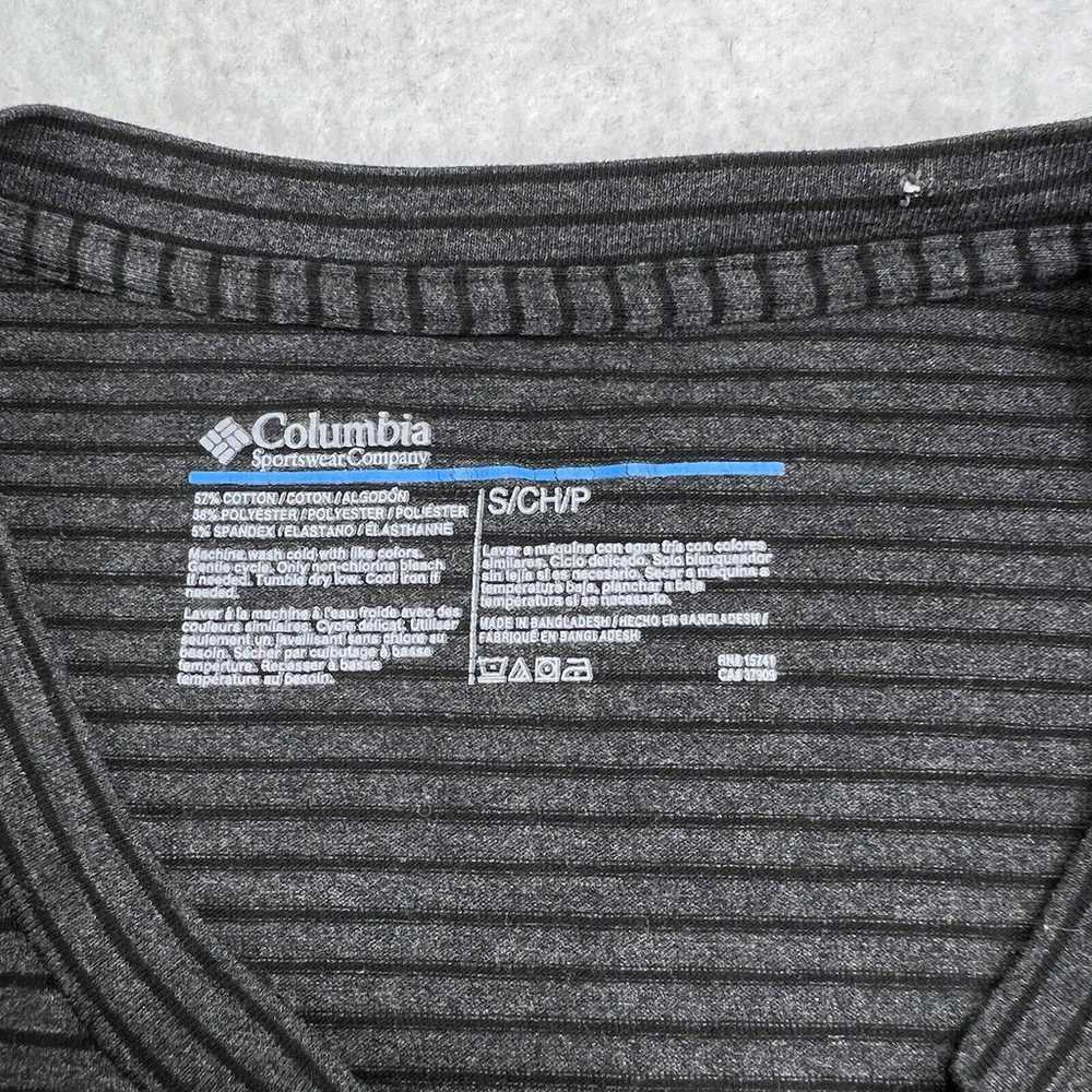 Columbia Sportswear Men's Small Gray Striped Athl… - image 3