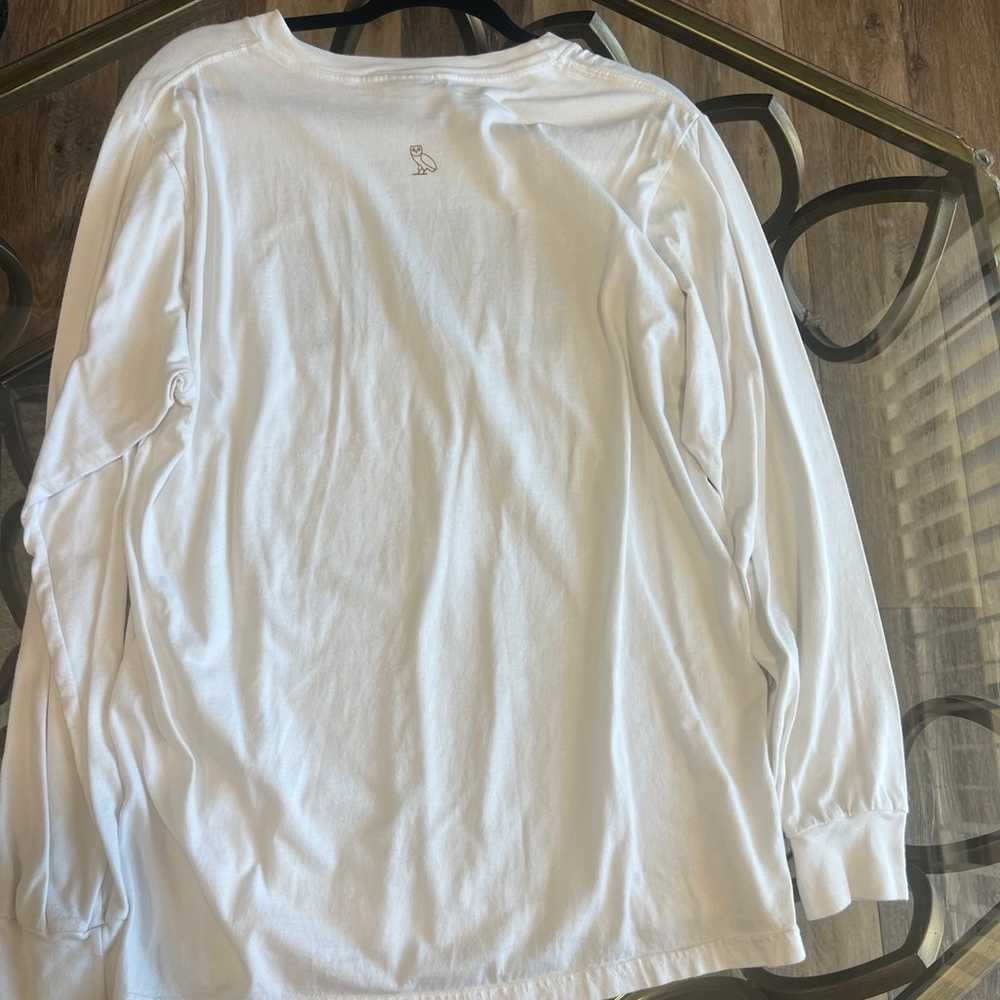 OVO White/Black/Gold Long Sleeve Logo Shirt ~2018… - image 3
