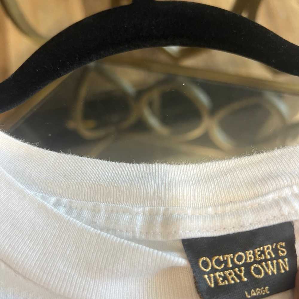 OVO White/Black/Gold Long Sleeve Logo Shirt ~2018… - image 5