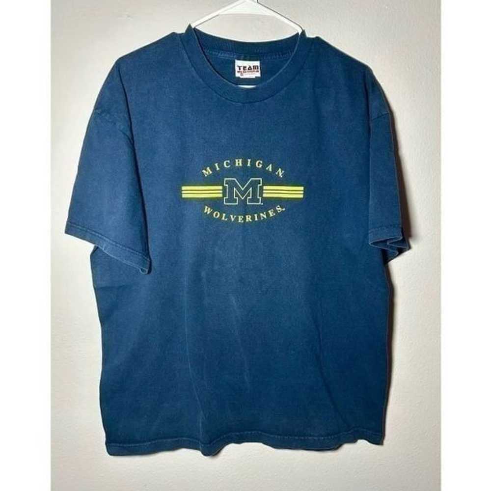 Vintage Michigan Wolverines Early 90s Blue Men’s … - image 1