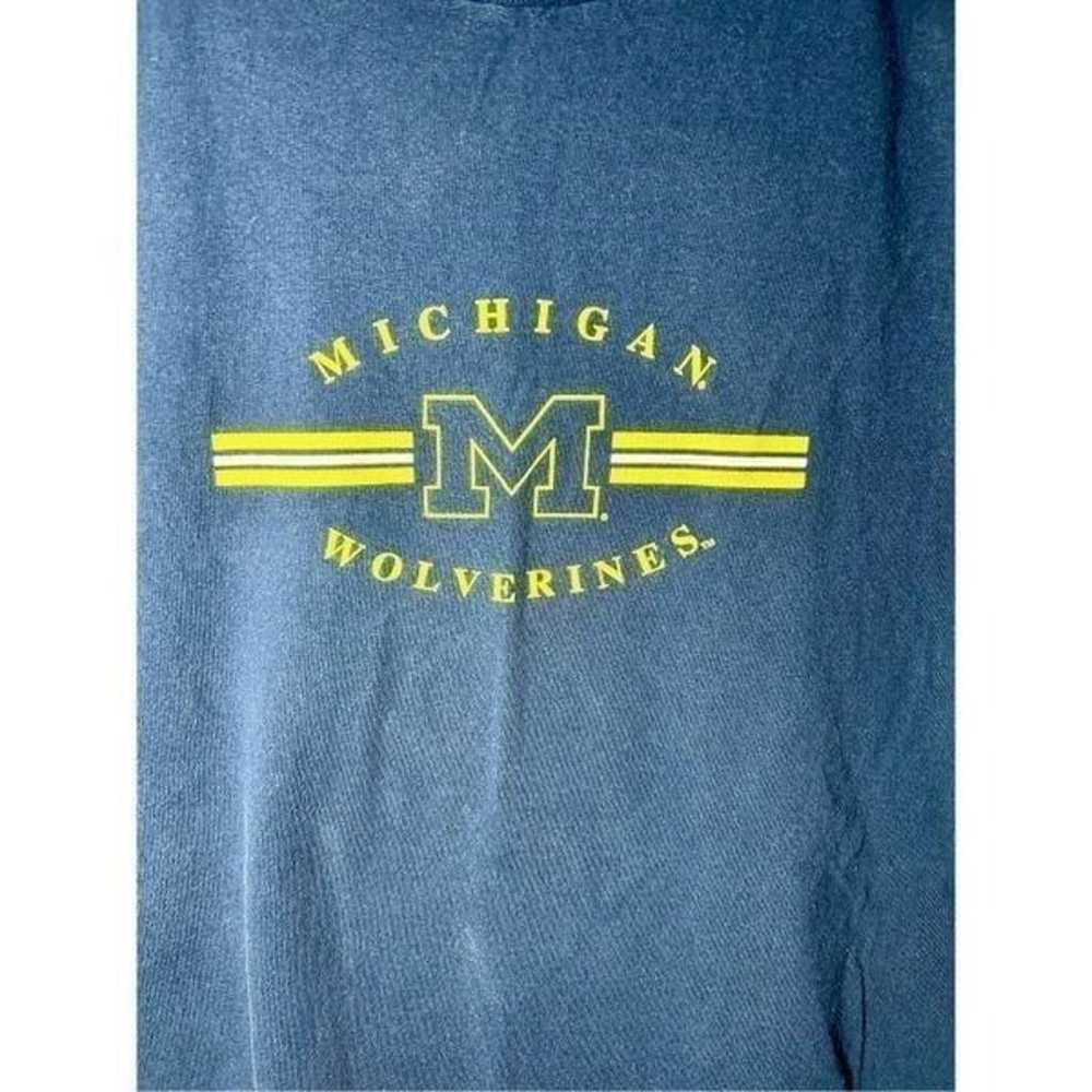 Vintage Michigan Wolverines Early 90s Blue Men’s … - image 3