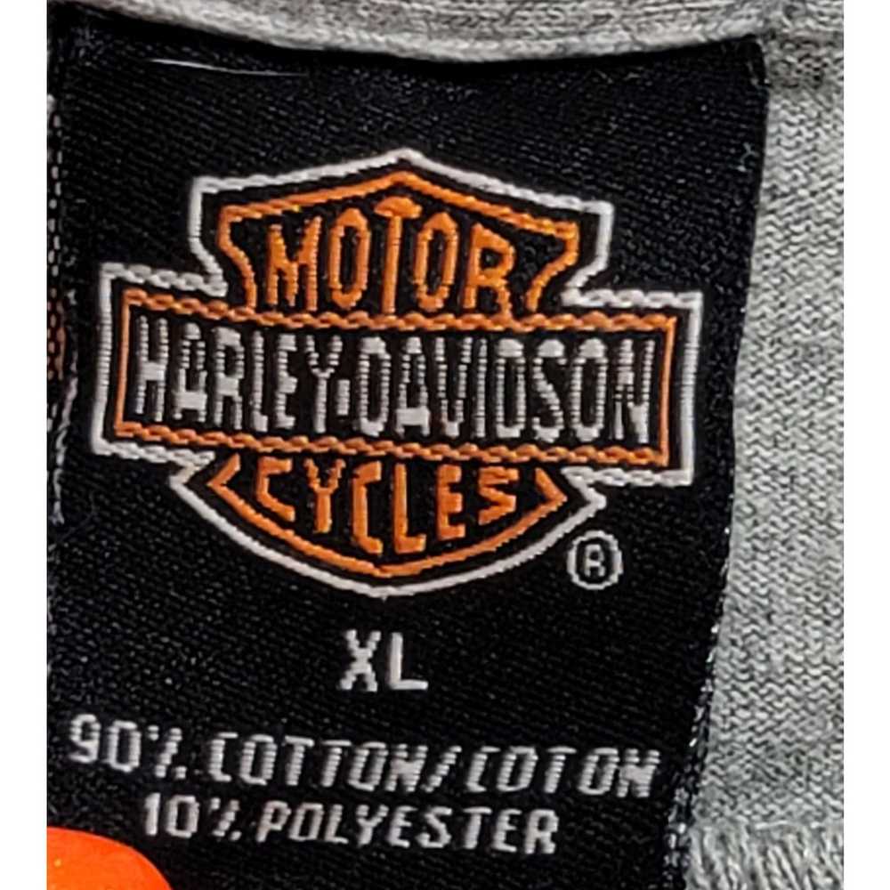 Harley-Davidson Gray American Flag Star Graphic L… - image 4