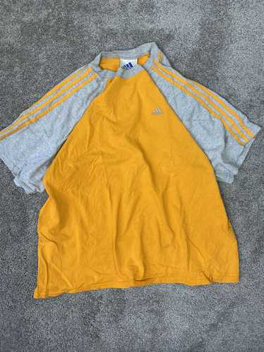 Adidas × Streetwear × Vintage Y2k orangish yellow… - image 1
