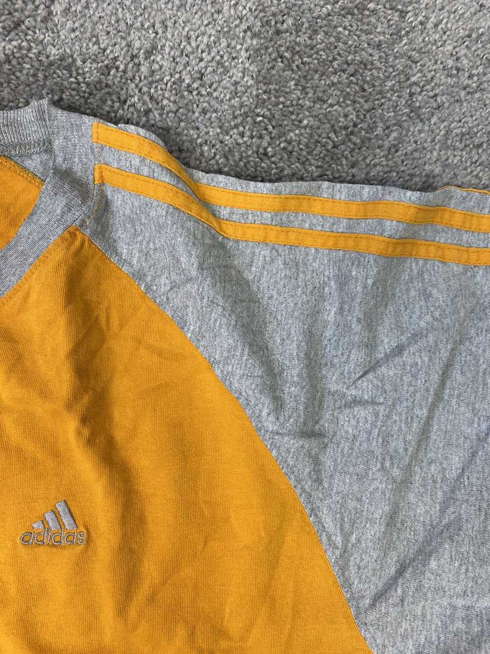 Adidas × Streetwear × Vintage Y2k orangish yellow… - image 2