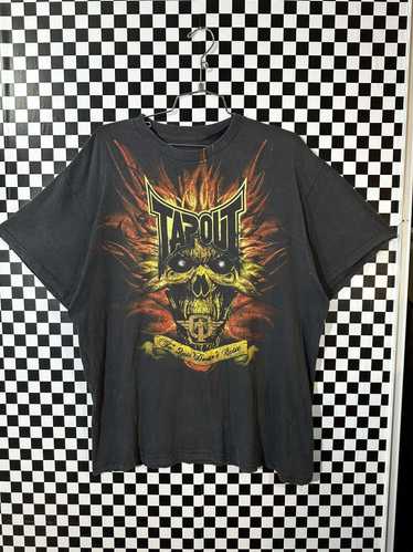 Affliction × Jnco × Tapout Tap out (black flame T-