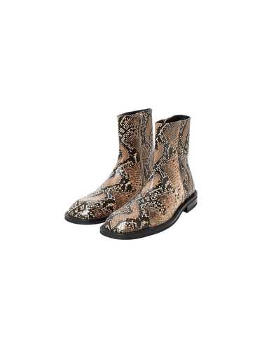 Andersson Bell Square Toe Python Boots