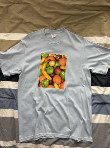 Supreme Worn Once Supreme SS19 Fruit Tee Light Blu