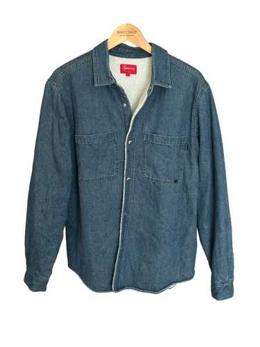 Supreme Supreme Sherpa Lined Denim Shirt