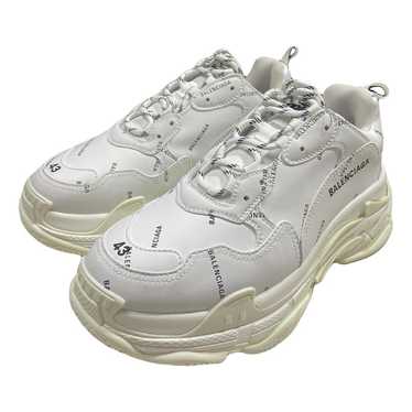 Balenciaga Triple S leather low trainers