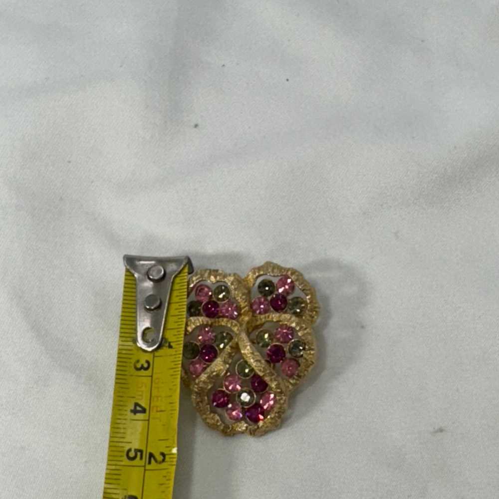 NBDN Nobrandedon VTG Coro crystal brooch - image 10