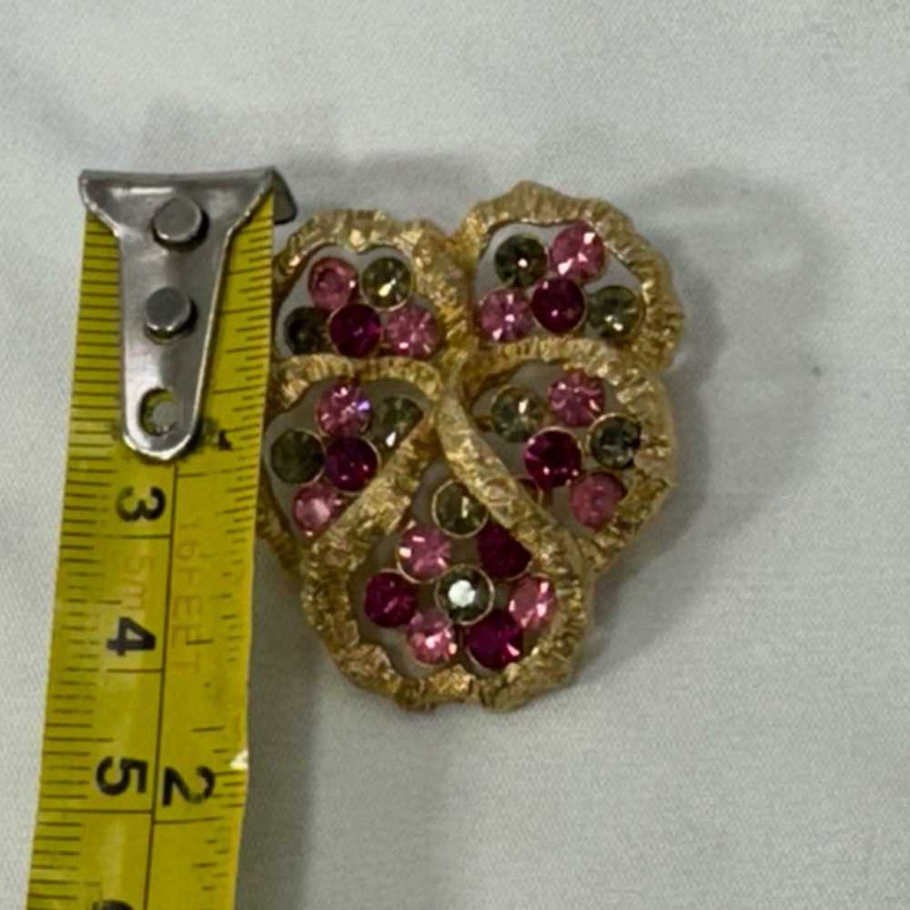 NBDN Nobrandedon VTG Coro crystal brooch - image 9