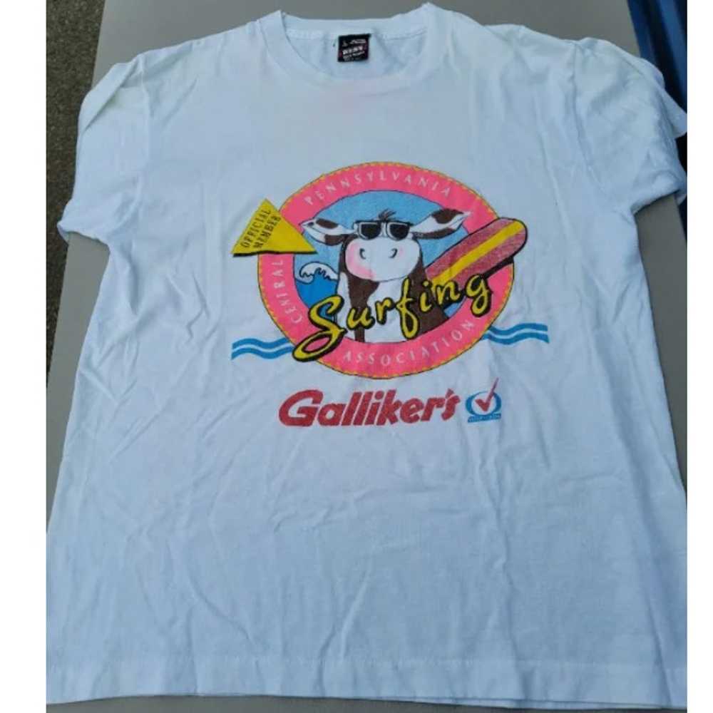 Vintage 1990s Galliker's Official Member Milk Shi… - image 1