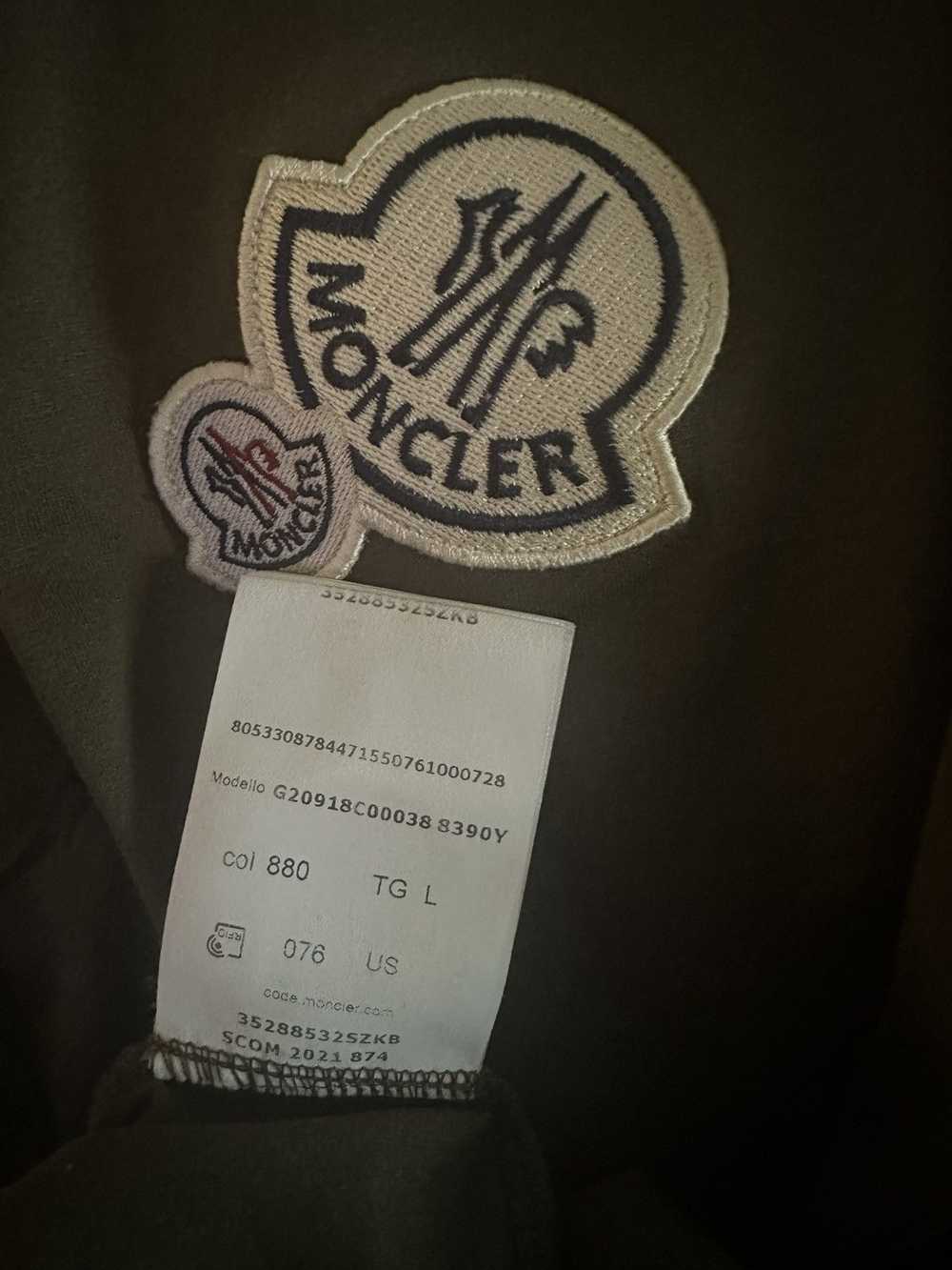 Moncler Moncler Maglia Double Badge Khaki T Shirt - image 6