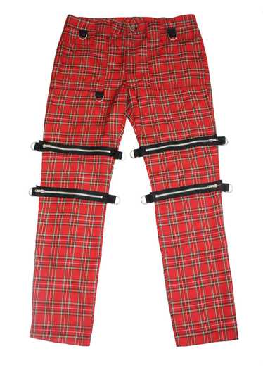 Japanese Brand × Vintage Red Tartan Punk Bondage Z