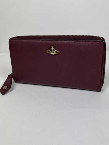 Vivienne Westwood Orb leather zippy wallet